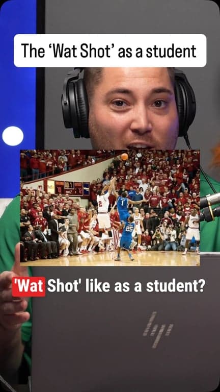 @kbowen1070 gives us his perspective on one of @indianambb greatest moments in history 

#IU #IndianaUniversity #IUBasketball #NCAA #WatShot
