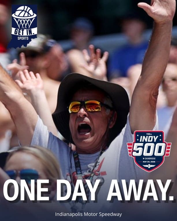 🏁 ONE DAY UNTIL THE GREATEST SPECTACLE IN RACING // getindiana.com

-

@indianapolismotorspeedway 

#Indy500 #Indianapolis500 #Indianapolis #IndyCar #IndyCarSeries