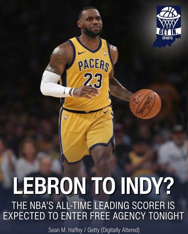 With LeBron telling the Lakers he’s moving on … could we see the King come to Indy? 👀

#NBA #Lebron #Pacers #Indiana #LebronJames