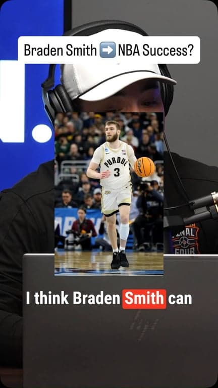 Ahead of the NBA Draft, the crew discusses if @sm1thb is the next Boilermaker headed for NBA success 

#Purdue #NBA #BradenSmith #NBADraft #PurdueBasketball