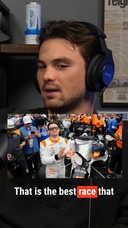 @patriciooward on what really goes on in the heat of the moment during the #Indy500
