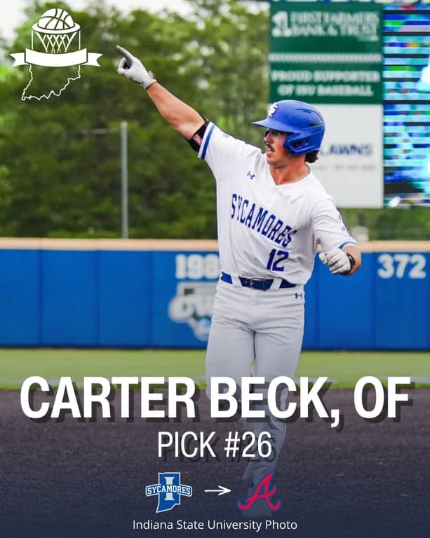 Carter Beck and Jack Radel of @indstbaseball and @notredamebaseball have been drafted to the Atlanta Braves and Houston Astros. // getindiana.com

-

@braves @astros 
#MLBDraft #SycamoreBaseball #NotreDameBaseball #AtlantaBraves #HoustonAstros