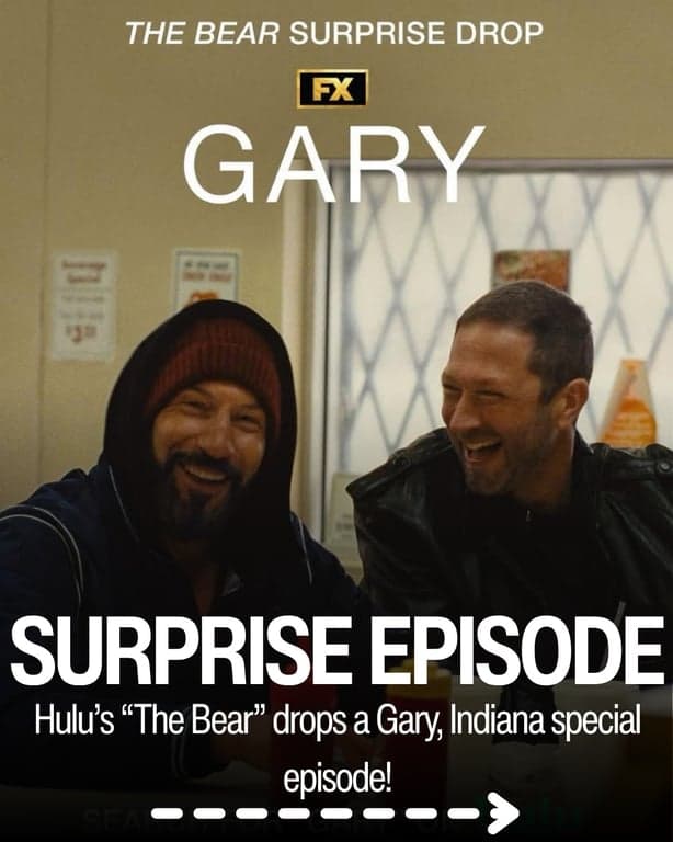 Surprise! The Bear has a new prequel episode based in Gary, IN! // getindiana.com

#hoosiers #indiana #midwest #thebear #hulu