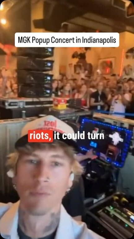 How did @machinegunkelly play a pop up show at @turners.indy at The Stutz?

🎙️ Eddie Sahm of @sahmshospitalitygroup 

#indiana #MGK #popup