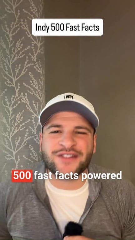 Indy 500 Fast Facts

🔋 @infarmbureauinsurance 

#indy500 #thingstodoinindiana