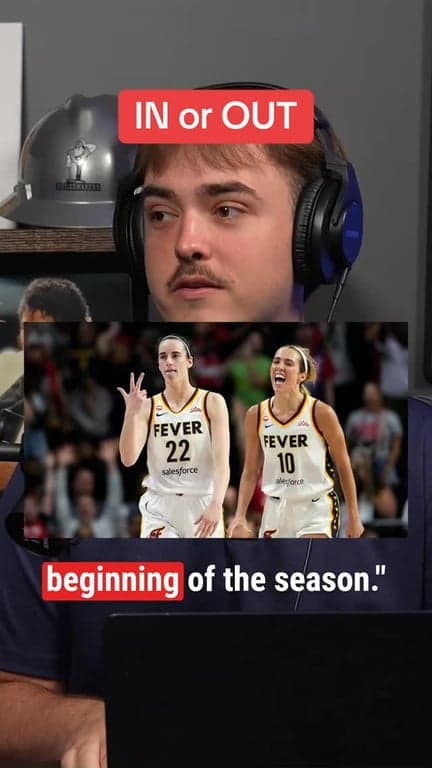 The guys run through this weeks issue of IN or OUT - where this week is all about the Fever and Colts QB drama ☀️🐎

#Colts #Fever #CaitlinClark #NFL #WNBA