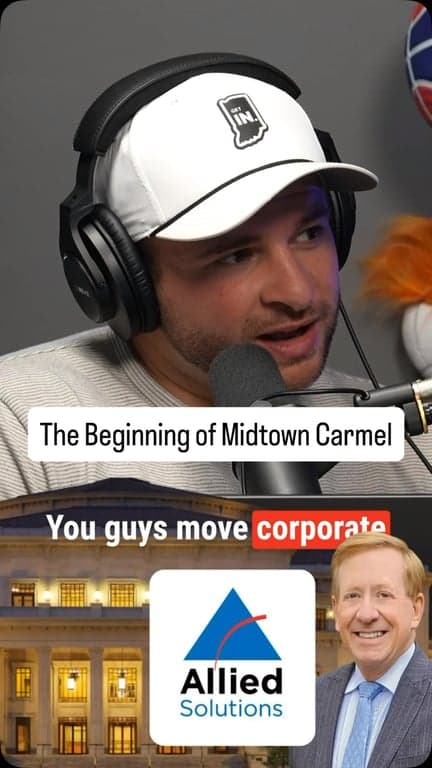 How did @alliedsolutionsllc end up as a staple piece of Midtown @cityofcarmelin ?

🎙️ Pete Hilger, CEO of Allied Solutions

#indiana #business