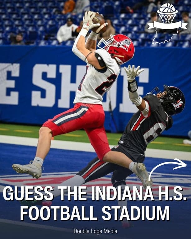 Can you guess the Indiana High School Football Stadium? 🤔

Take your guesses in the comments! Answer is below the hashtags.

-

#IndianaSports #IHSAA #HighSchoolFootball #HighSchoolFootballStadiums #HSFootball

Photo Credit: Brownsburg Dept. of Tourism
Answer: Brownsburg High School
