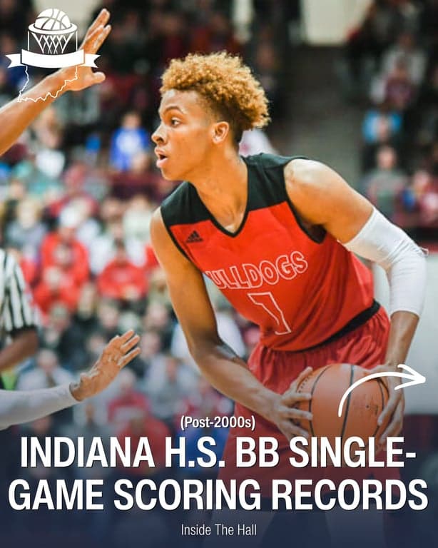 🏀 The highest-scoring single-game performances in Indiana high school boys basketball since 2000.

Which one is the most impressive? 👇

-

#Indiana #IHSAA #IndianaBasketball #HighSchoolBasketball #HSBasketball