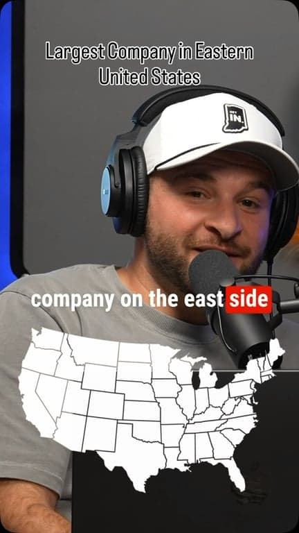 The largest company by market cap in the eastern United States is @elilillyco in Indianapolis.

🎙️ @dannylopezforindiana 

(Yes I did mess up which side of the Mississippi River Bentonville is on… but Lilly still has a larger market cap than Walmart 🤣)