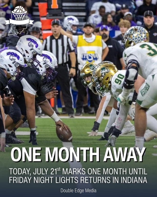With H.S. Football officially one month away.. what are you excited for? 🤔

-

#HighSchoolFootball #IndianaFootball #IHSAA #HSFootball #FootballSeason