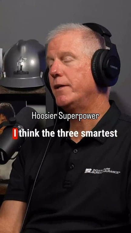 Hoosiers are here to help!

🎙️ Kevin Murphy, CEO of @infarmbureauinsurance