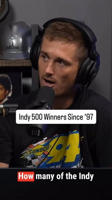 How many Indy 500 Winners can you name in my lifetime?

CC: @getin.sports 

#indiana #indy500