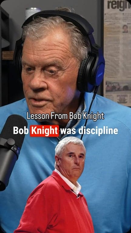 Lessons learned from Bob Knight

🎙️ Tom Kelley of @kelleyautomotivegroup 

#indiana