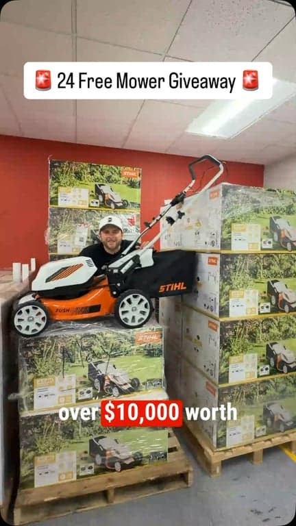 The crew at @infarmbureauinsurance is giving away 24 brand new lawn mowers!

Any adult in the state of Indiana can register to win at readysetmow.com.

They will announce 24 winners in September!

#indiana #giveaway