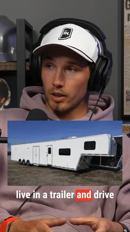 @lundgaardofficial used to live out of a trailer!?