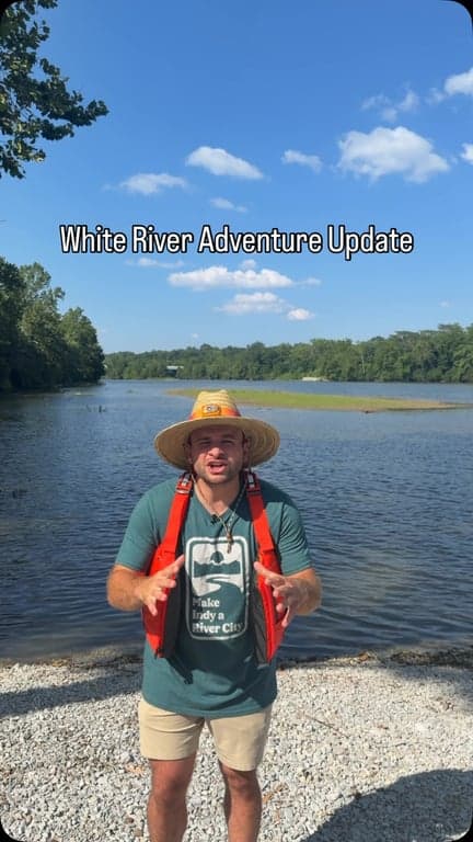 Update: Our White River Adventure is back on!

We leave tomorrow at 1:00 from @destination.muncie and will be traveling 84 miles through @visithamiltonco to @visitindy 

It’s going to be a wild ride! Follow along.

@inwhiteriver
