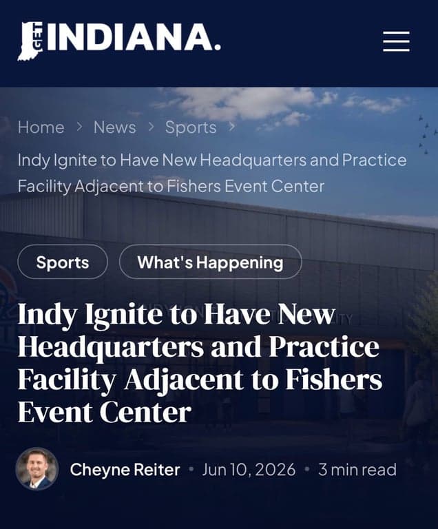 This is your sign to go to a @indyignitevb game! // getindiana.com

#hoosiers #indiana #midwest