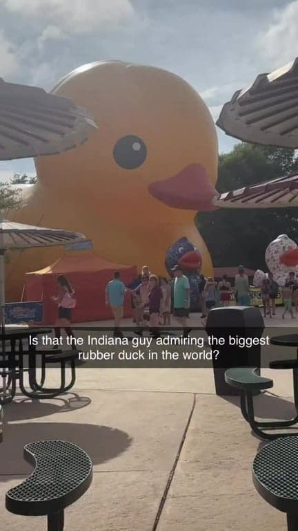 There’s a duck in Indiana