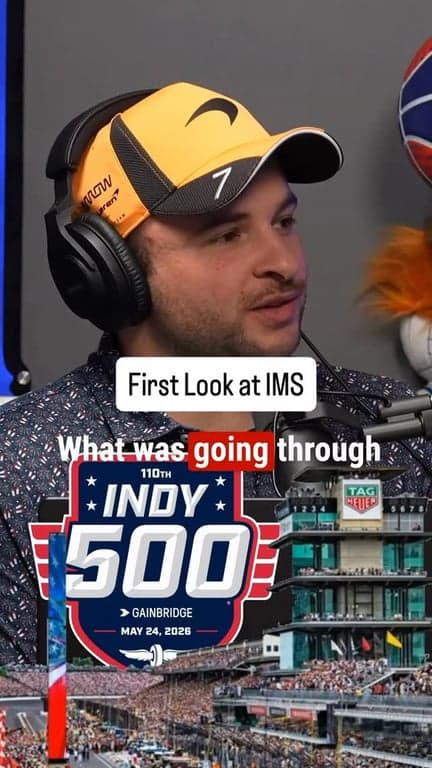 First look at the @indianapolismotorspeedway for @lundgaardofficial 

💎 @imsmuseum 

#indy500