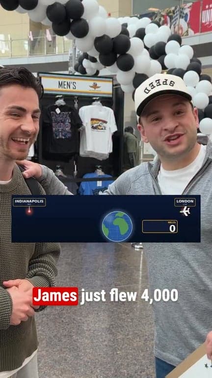We flew a British stranger 4,000 miles for his first Indy 500.

Tune in tonight 8:30 est p.m. on our Youtube Channel