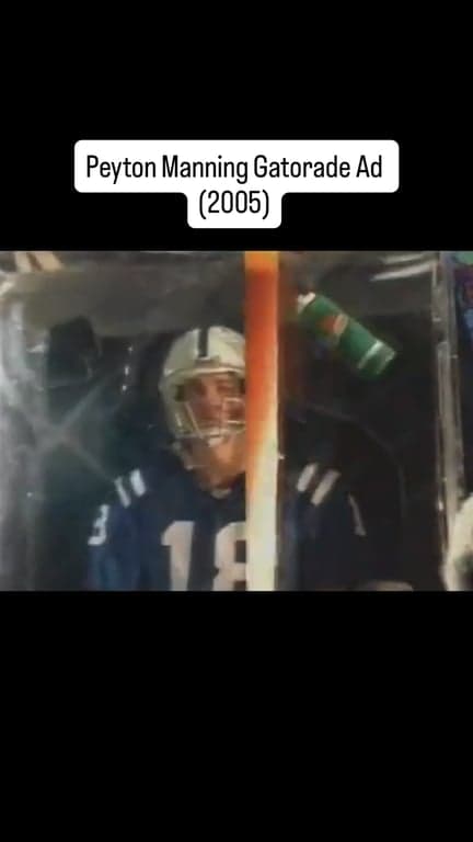 What is your favorite 2000s Indy-related commercial? 🤔

#Indiana #Gatorade #Colts #PeytonManning #2000s