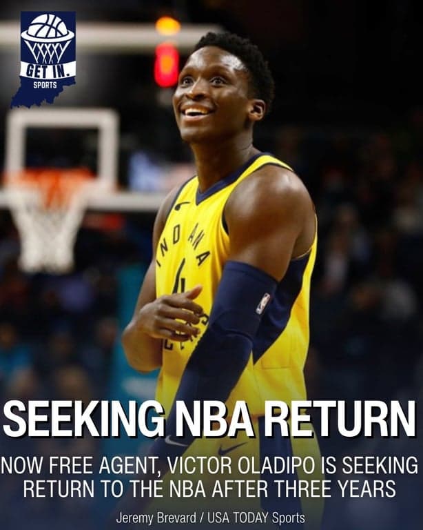 Would you like to see Victor Oladipo make a return to the league? 

#NBA #Pacers #Indiana #VictorOladipo