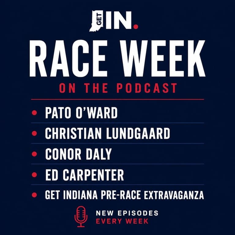 It’s a huge week for the Get IN. Podcast

- @conordaly22 
- @patriciooward 
- @ecrindy 
- @lundgaardofficial 

+ 3 Live shows at the track!

Tune in wherever you listen to podcasts
