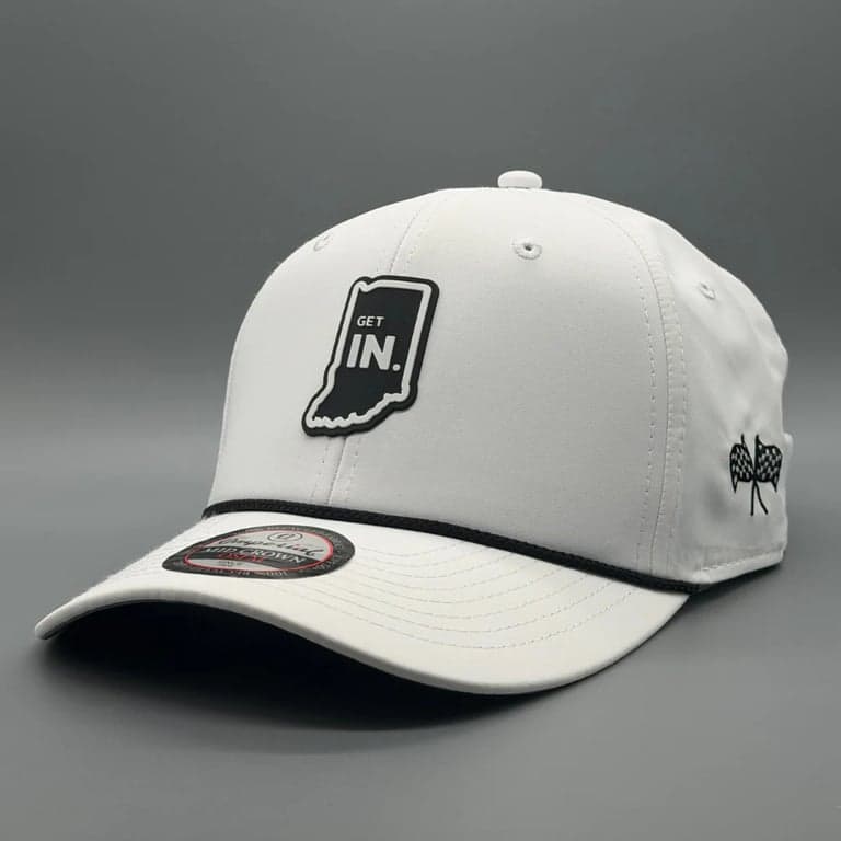 Get IN. Checkered Flag Snapback