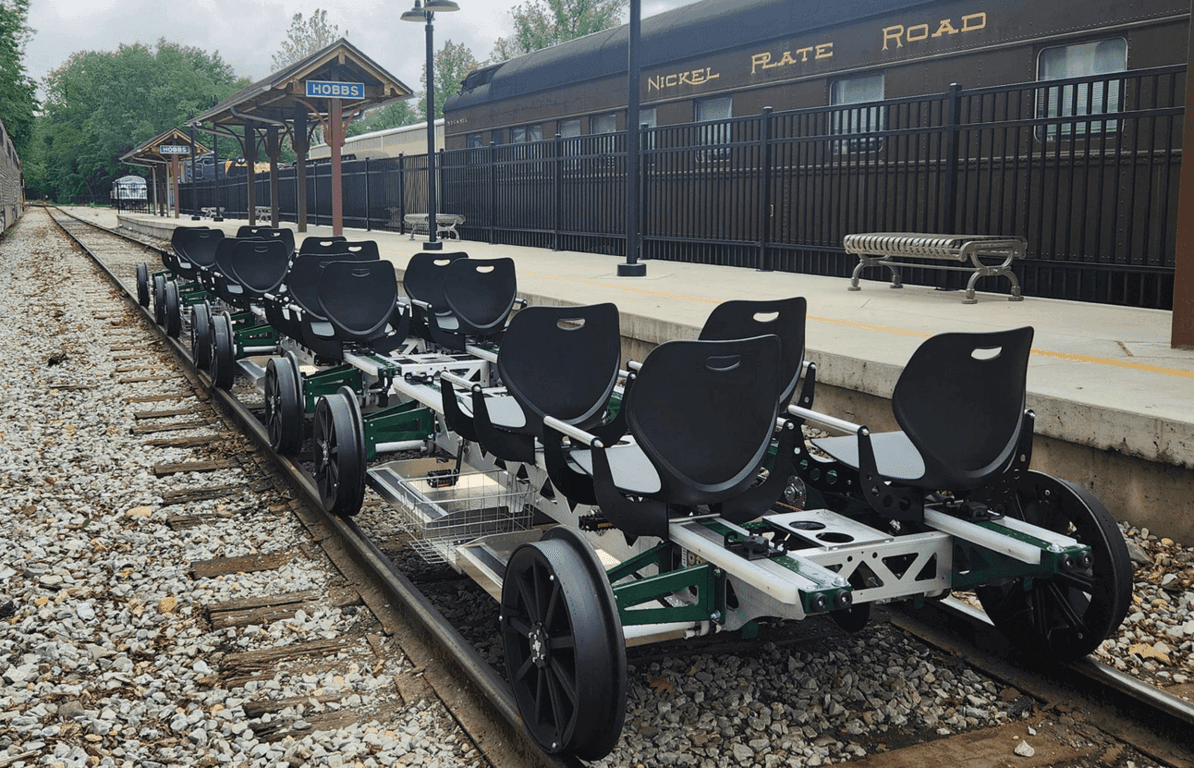 Tours by bike… I mean rail