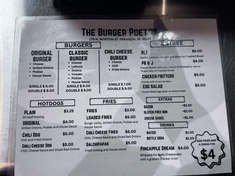 The Burger Poet in Franklin: Family-Run Smash Burgers Worth the Drive