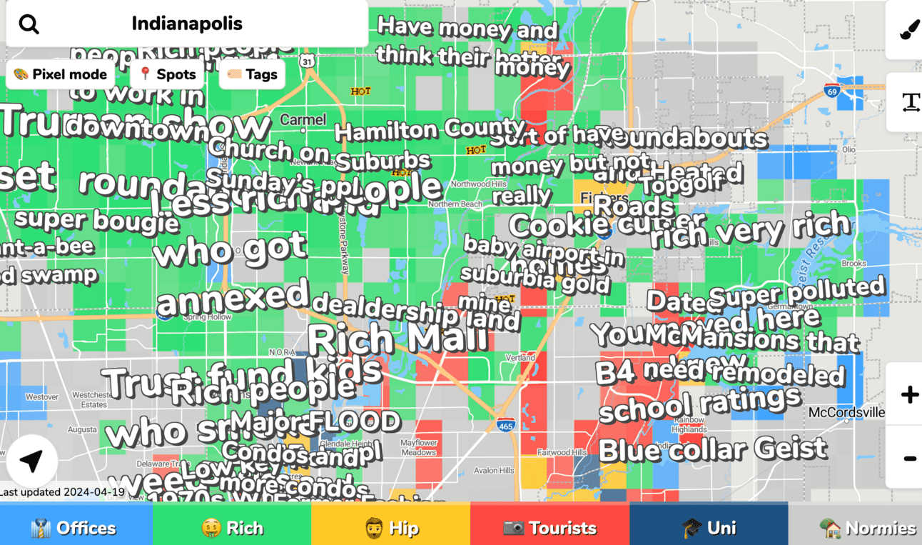 A map that stereotypes Indy?