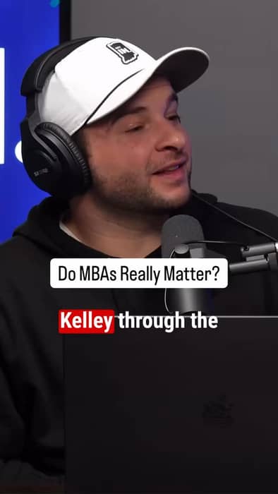How important is an MBA to entrepreneurship?
🎙️ @qswinebar
🎓 @kelleyindy
