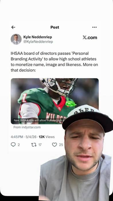 Who’s a high school athlete we need to sign?
S/o @kyle.neddenriep for the coverage!
