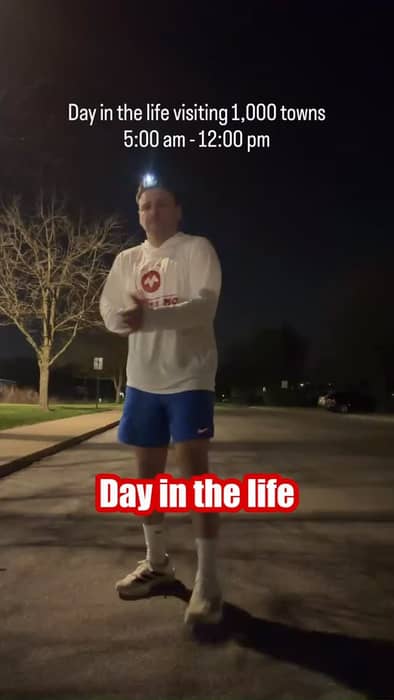 Day in my life visiting 1,000 towns.
In case you didn’t know, I love love!
S/o to @makemymoveofficial for the connections in Bloomington!